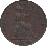 1827 HALFPENNY ( EF ) 3 - Halfpenny - Cambridgeshire Coins