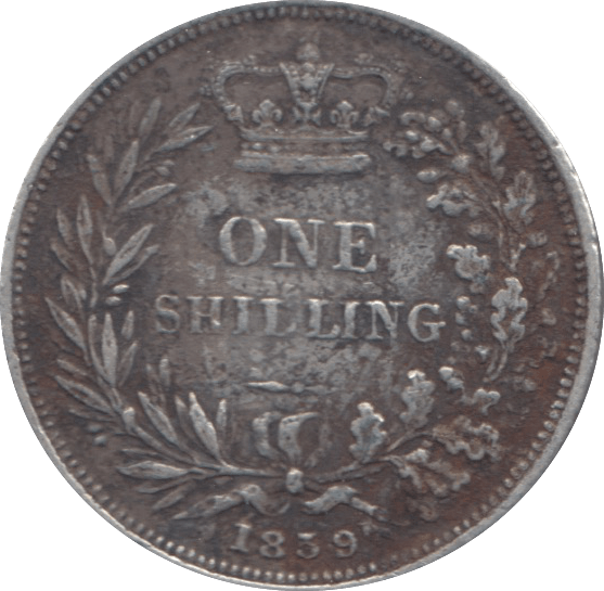 1839 SHILLING ( FAIR ) 2 - Shilling - Cambridgeshire Coins