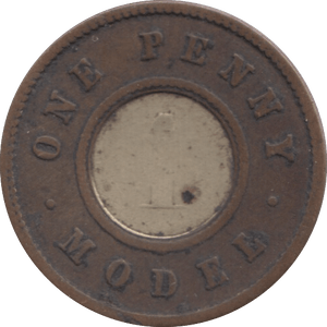 1850 MODEL ONE PENNY - TOY MONEY - Cambridgeshire Coins