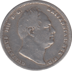 1837 SIXPENCE ( FINE ) 8 - SIXPENCE - Cambridgeshire Coins