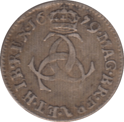 1679 MAUNDY THREEPENCE ( FINE )