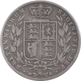 1845 HALFCROWN ( FINE ) - Halfcrown - Cambridgeshire Coins