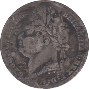 1825 SIXPENCE 1825 ( FAIR ) 8 - SIXPENCE - Cambridgeshire Coins
