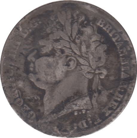 1825 SIXPENCE 1825 ( FAIR ) 8 - SIXPENCE - Cambridgeshire Coins