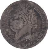 1825 SIXPENCE 1825 ( FAIR ) 8 - SIXPENCE - Cambridgeshire Coins