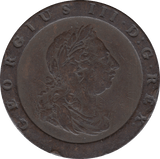 1797 TWOPENCE ( VF ) REF 9