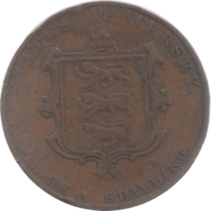 1841 JERSEY 1/26 SHILLING - WORLD COINS - Cambridgeshire Coins