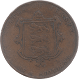 1841 JERSEY 1/26 SHILLING - WORLD COINS - Cambridgeshire Coins