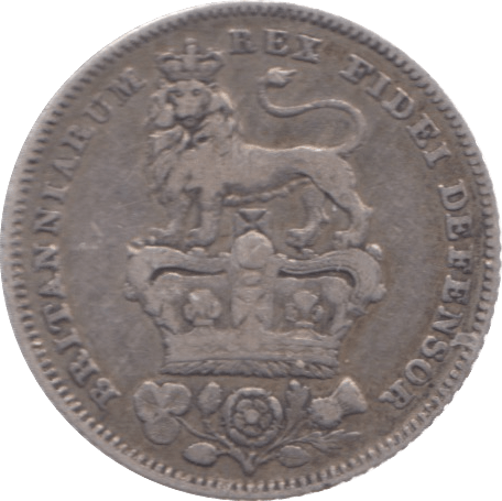 1826 SIXPENCE ( GF ) 6 - Sixpence - Cambridgeshire Coins