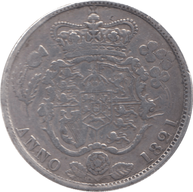 1821 HALFCROWN ( GF ) 6