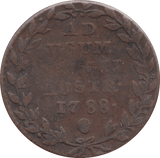 1788 2 LIARD AUSTRIAN NETHERLANDS