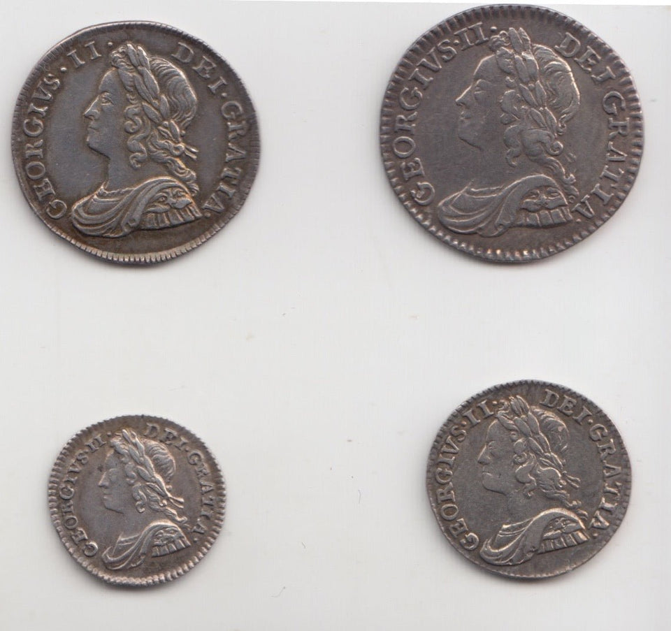 1746 MAUNDY SET GEORGE II