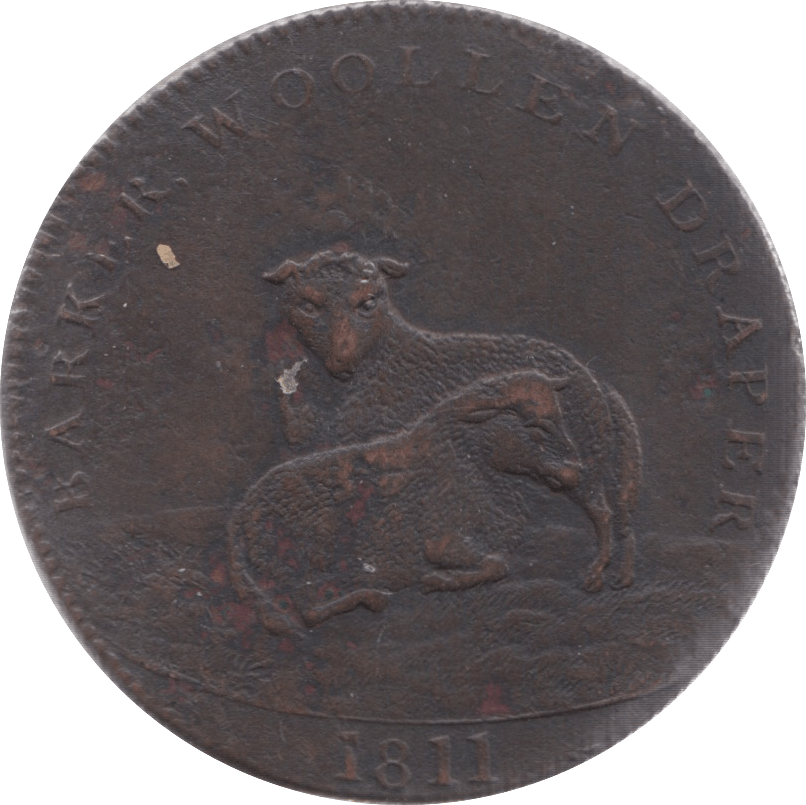 1811 PENNY TOKEN NORWICH CASTLE