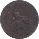 1811 PENNY TOKEN NORWICH CASTLE