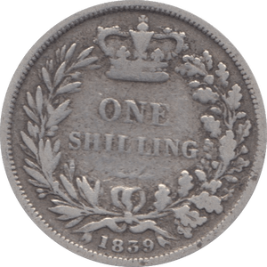 1839 SHILLING ( FINE ) 4 - Shilling - Cambridgeshire Coins