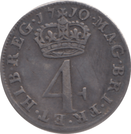 1710 MAUNDY FOURPENCE ( GVF ) 7