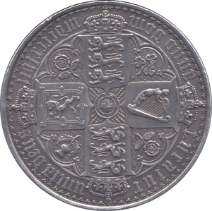 1847 GOTHIC CROWN ( AUNC ) - Crown - Cambridgeshire Coins