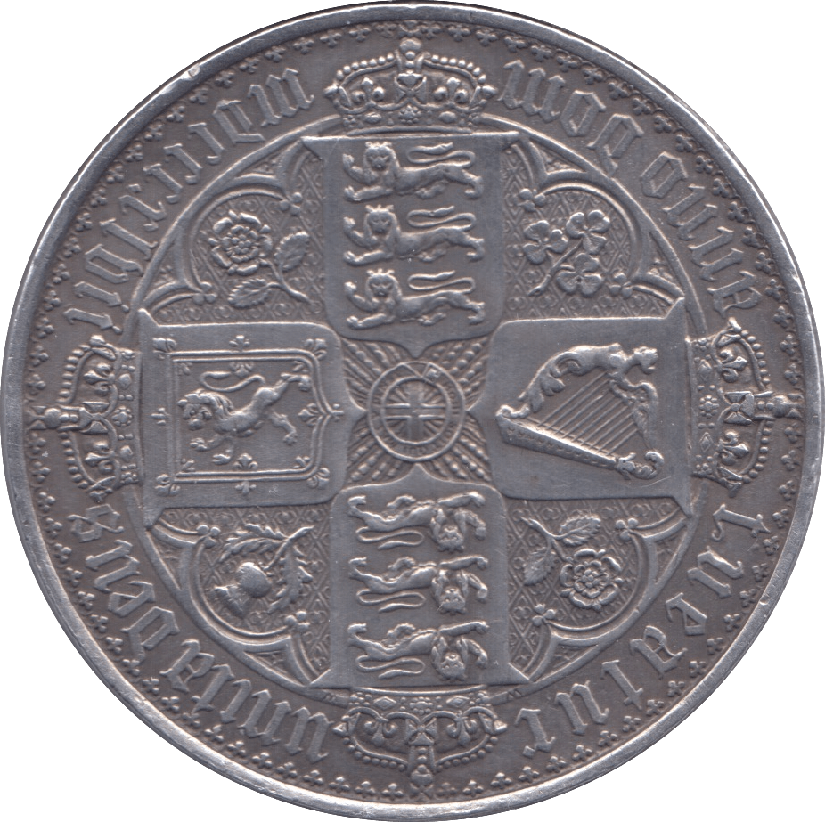 1847 GOTHIC CROWN ( AUNC ) - Crown - Cambridgeshire Coins