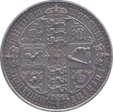 1847 GOTHIC CROWN ( AUNC ) - Crown - Cambridgeshire Coins