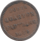 1848 QUARTER FARTHING TOY MONEY - TOY MONEY - Cambridgeshire Coins