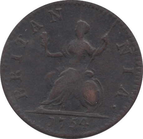 1754 FARTHING ( GF ) 5