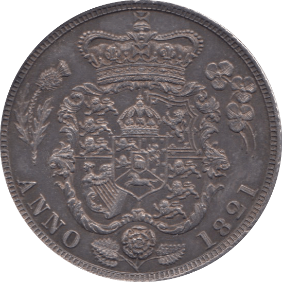 1821 SHILLING ( AUNC )