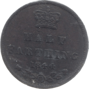 1844 HALF FARTHING ( FAIR ) 22 - Half Farthing - Cambridgeshire Coins