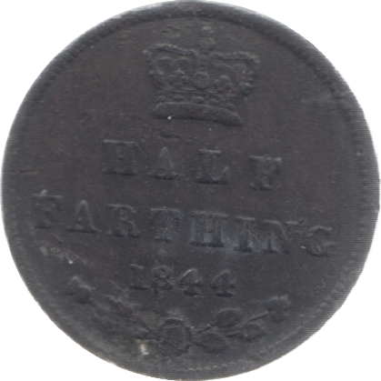 1844 HALF FARTHING ( FAIR ) 22 - Half Farthing - Cambridgeshire Coins