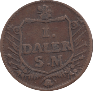 1717 1 DALER SWEDEN