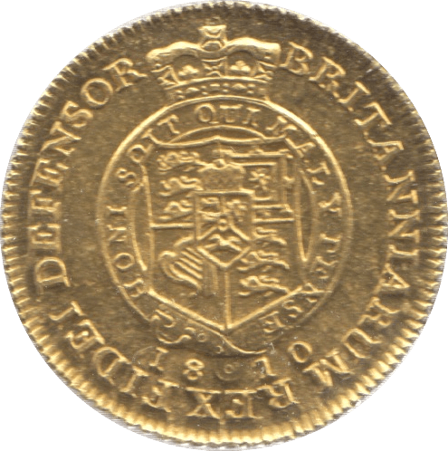 1810 GOLD HALF GUINEA ( AUNC ) GEORGE III