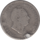 1832 SILVER THREEPENCE ( FAIR ) HOLED - Threepence - Cambridgeshire Coins