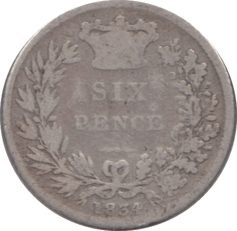 1834 SIXPENCE ( FAIR ) - Sixpence - Cambridgeshire Coins