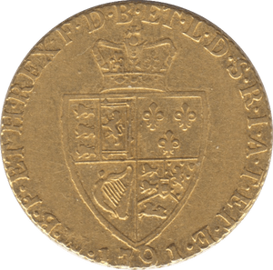 1791 GOLD ONE GUINEA ( VF )
