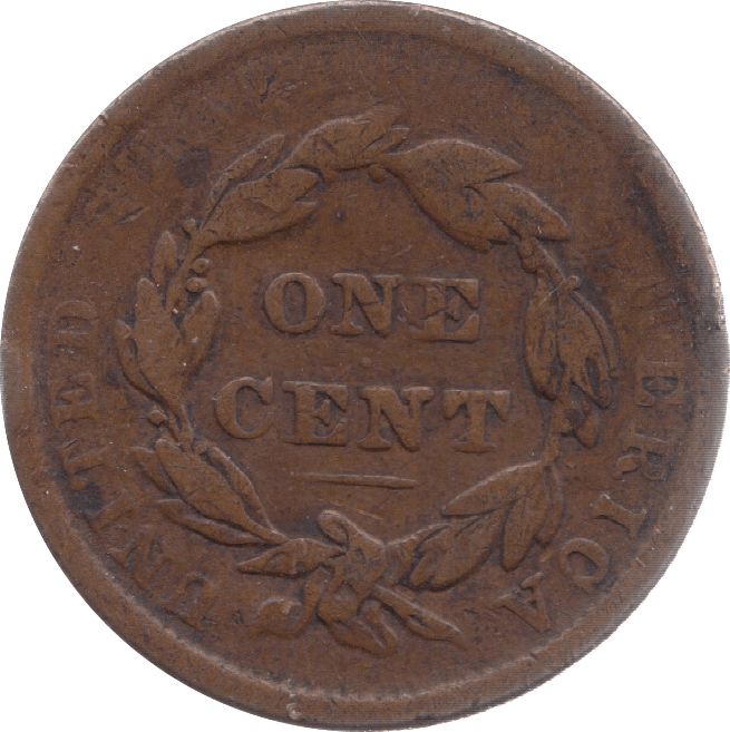 1850 1 CENT USA - WORLD COINS - Cambridgeshire Coins