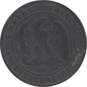 1854 FRANCE 10 CENTIMES - WORLD COINS - Cambridgeshire Coins