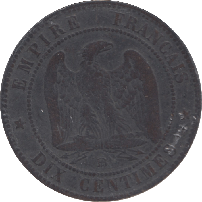 1854 FRANCE 10 CENTIMES - WORLD COINS - Cambridgeshire Coins