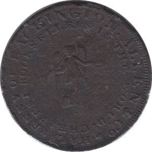 1795 HALF PENNY TOKEN LACKINGTON