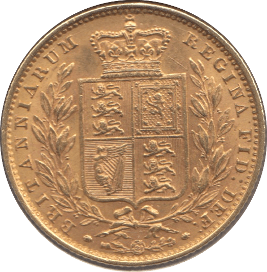 1853 GOLD SOVEREIGN ( EF ) REF 26 SHIELD BACK - Sovereign - Cambridgeshire Coins