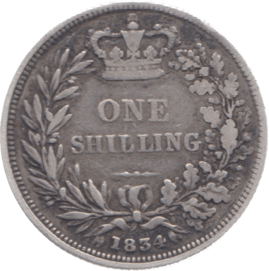 1834 SHILLING ( FINE ) 9 - Shilling - Cambridgeshire Coins
