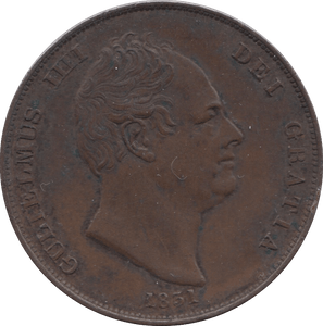 1851 PENNY ( GVF ) 10 - Penny - Cambridgeshire Coins