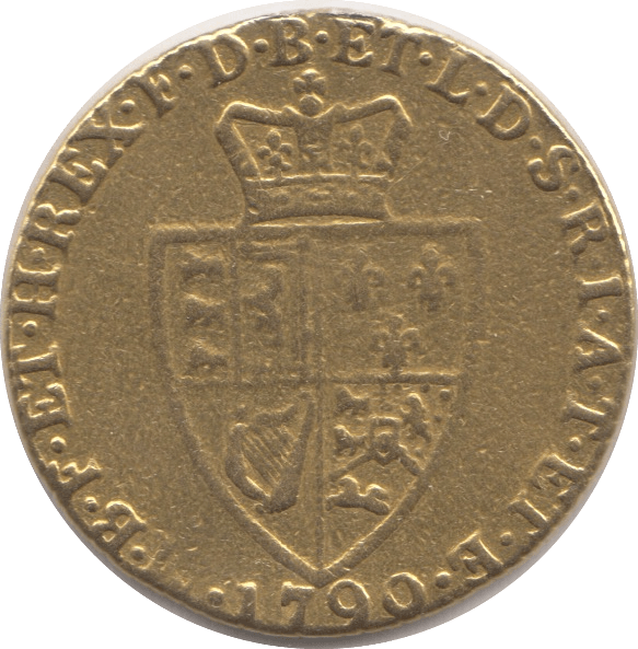 1790 GOLD ONE GUINEA ( FINE ) GEORGE III