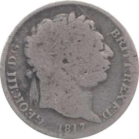 1817 SIXPENCE ( FAIR )
