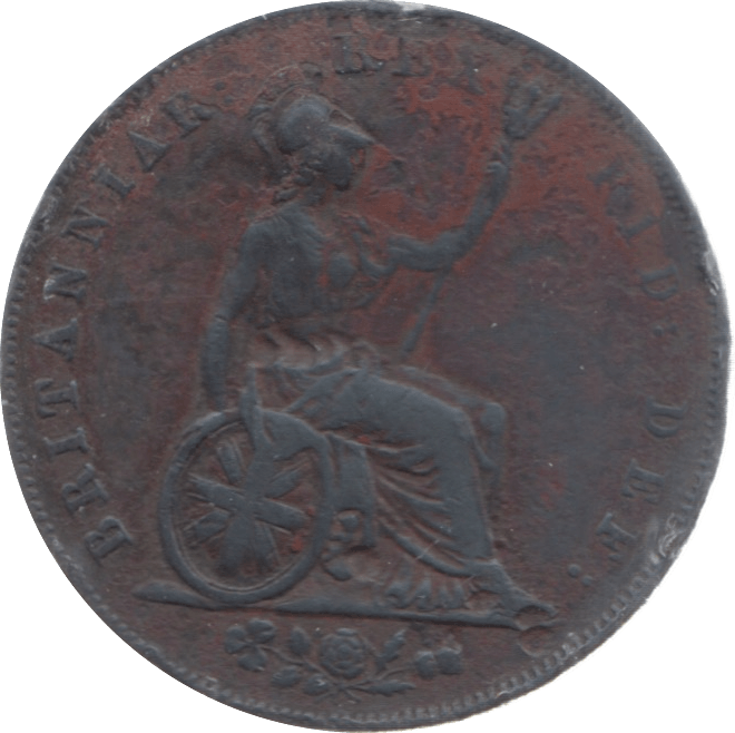 1826 HALFPENNY ( FINE ) - Halfpenny - Cambridgeshire Coins