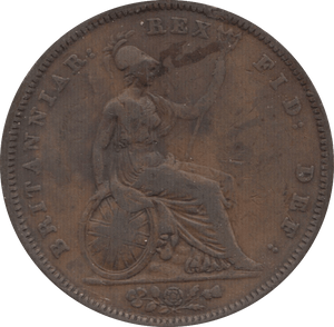 1834 PENNY ( FINE ) 4 - Penny - Cambridgeshire Coins