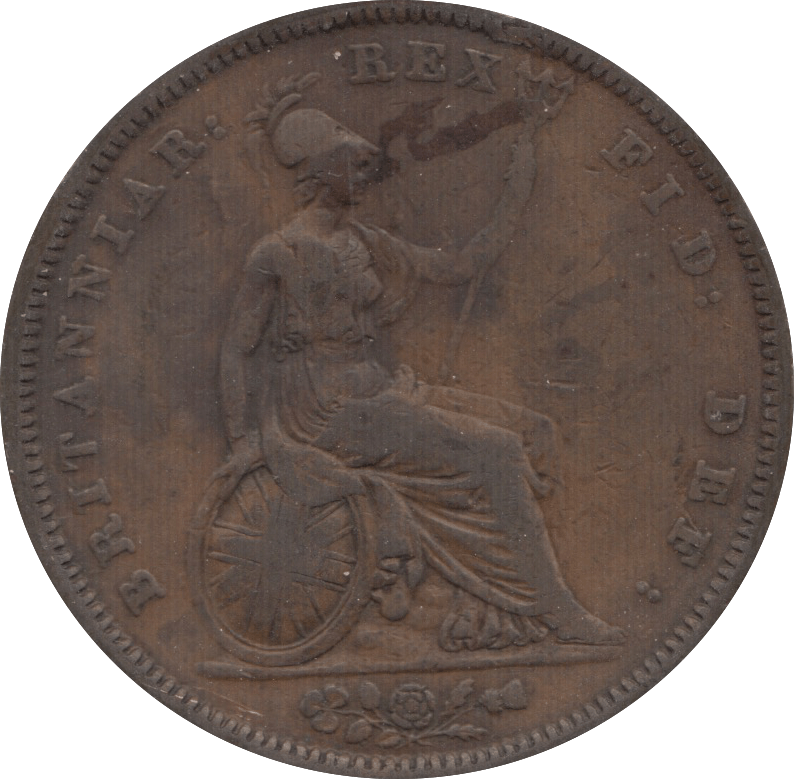 1834 PENNY ( FINE ) 4 - Penny - Cambridgeshire Coins