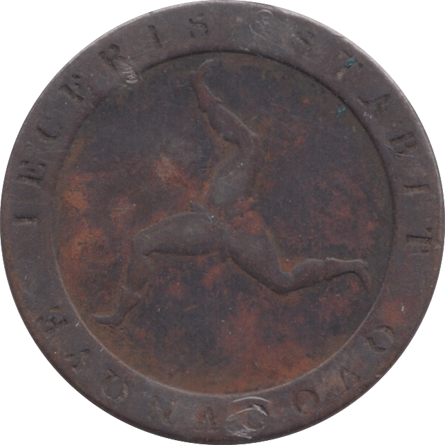 1813 ISLE OF MAN HALFPENNY