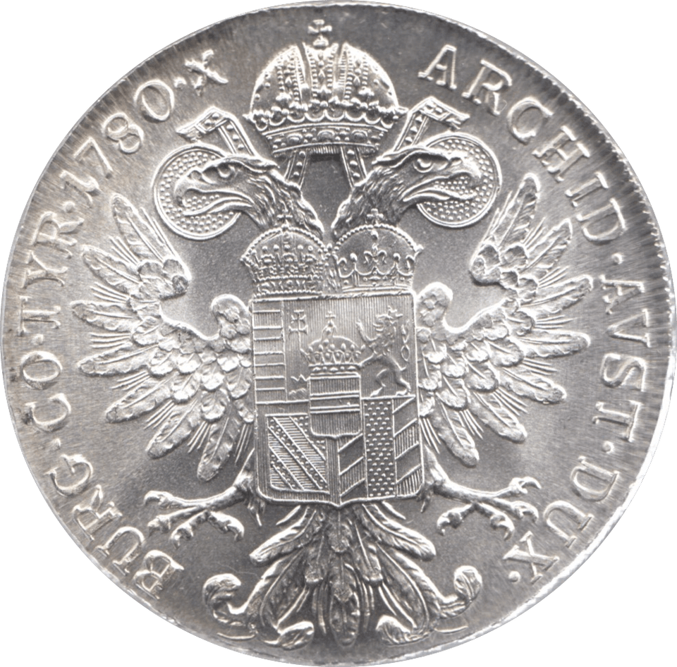 1780 SILVER THALER RESTRIKE MARIA THERESA