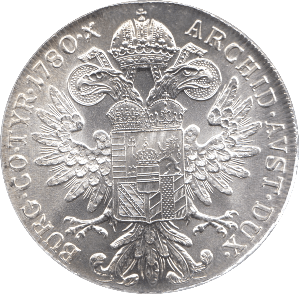 1780 SILVER THALER RESTRIKE MARIA THERESA