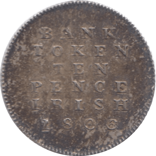 1806 SILVER BANK TEN PENCE TOKEN