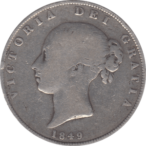 1849 HALFCROWN ( FINE ) - HALFCROWN - Cambridgeshire Coins